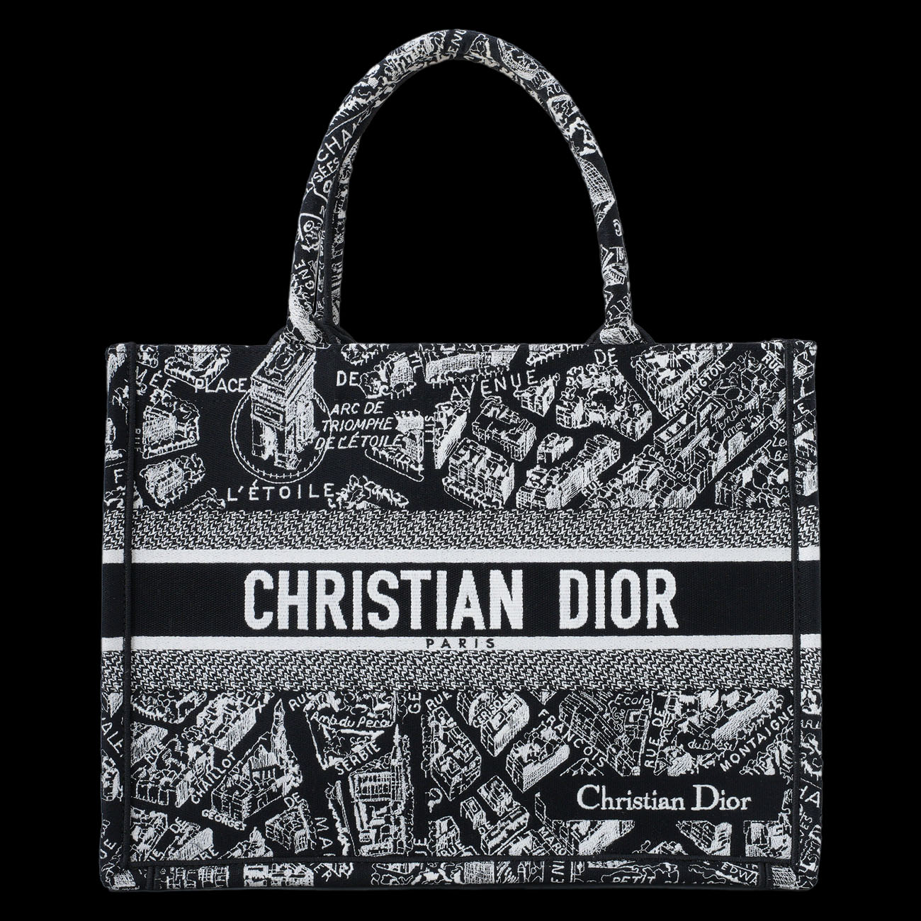 CHRISTIAN DIOR(USED)크리스찬디올 오블리크 북토트 미듐